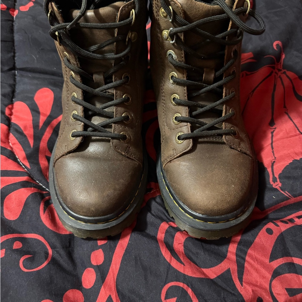Dr. Martens Brown Leather Boots